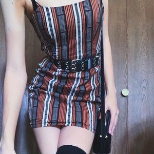 Striped Minidress